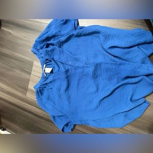 Beautiful Blue Button Up